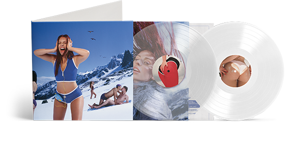 希少リキッドレコード Liquid Filled Vinyl LP ローズグレイ Rose Gray: A Little Louder, Please Limited Blue Liquid filled